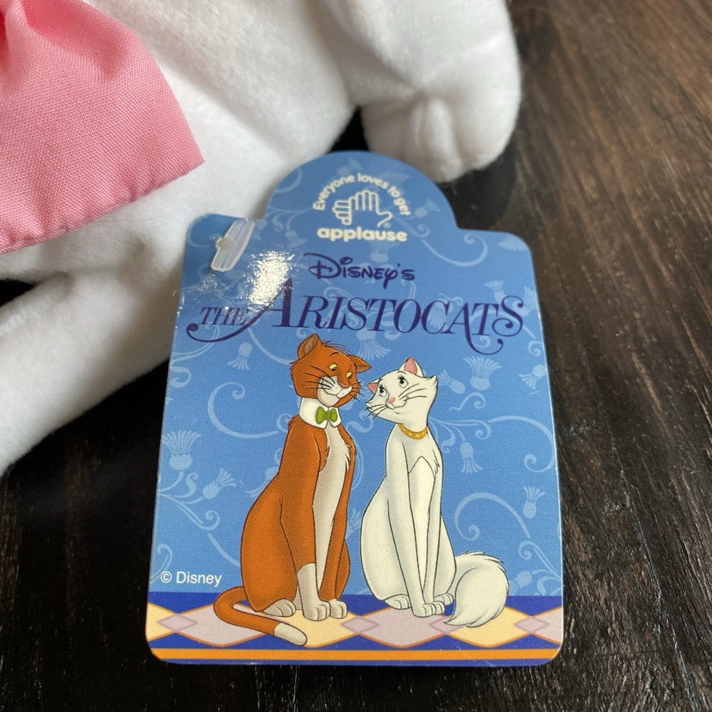 Disney Applause Aristocats Marie Plush Bean Bag 6" NWT - Picture 5 of 7